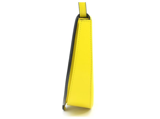 Borsa a tracolla in pelle gialla Loewe - vista 2