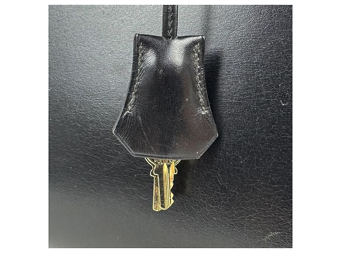 Hermès Borsa Hermes Kelly 32 in pelle di vitello Box nera - vista 10