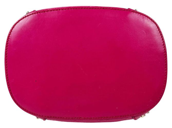Borsa a tracolla Gucci in pelle rosa - vista 4