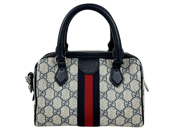 Borsa Gucci Ophidia Small GG Supreme - vista 3