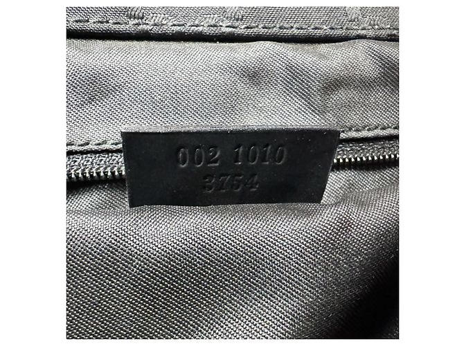 Borsa Gucci in tela di nylon nera - vista 12