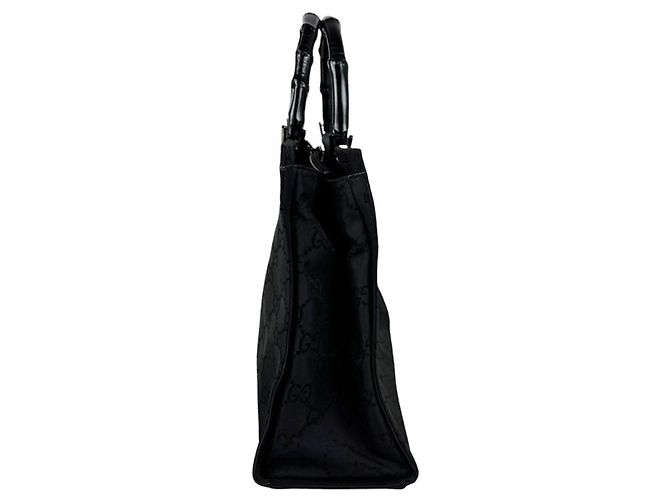 Borsa Gucci in tela di nylon nera - vista 2