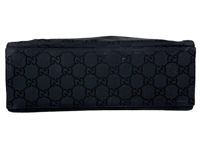 Borsa Gucci in tela di nylon nera - vista 4