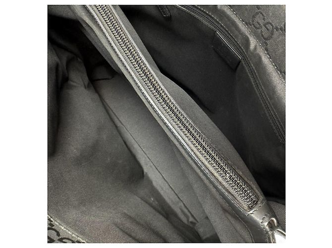 Borsa Gucci in tela di nylon nera - vista 5