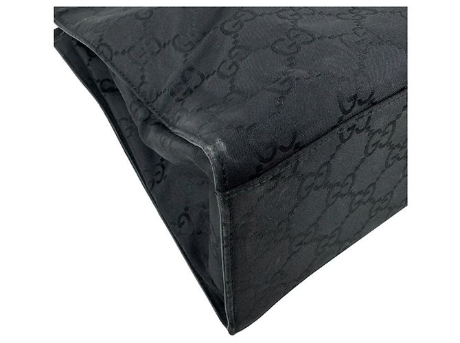 Borsa Gucci in tela di nylon nera - vista 9