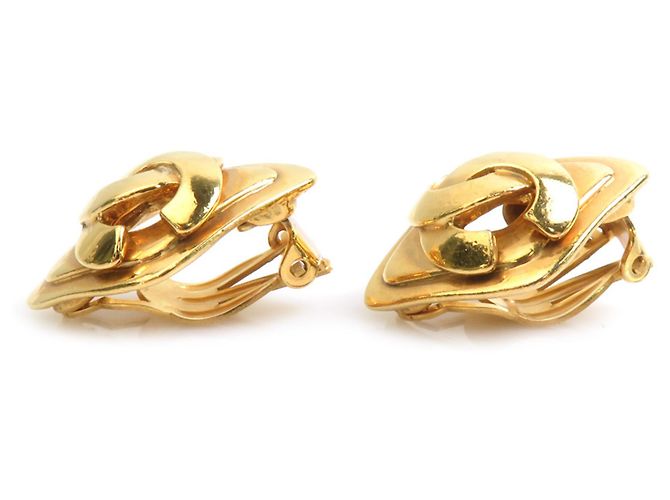 Orecchini a clip Chanel Gold - vista 2