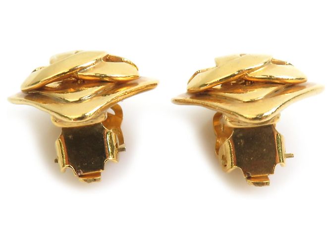 Orecchini a clip Chanel Gold - vista 3