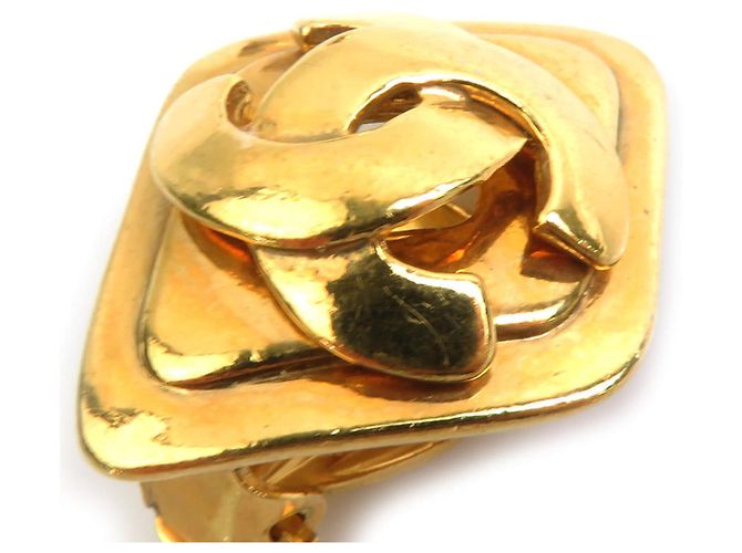 Orecchini a clip Chanel Gold - vista 4