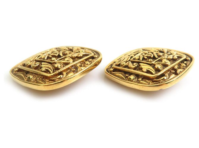 Orecchini a clip Chanel Gold - vista 2