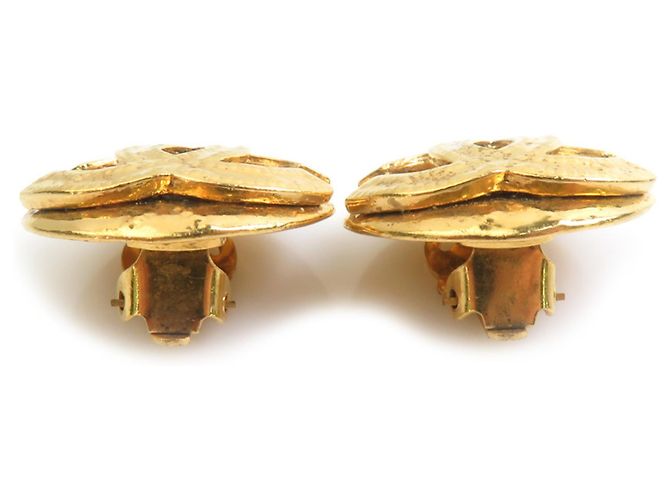 Orecchini a clip Chanel Gold - vista 3