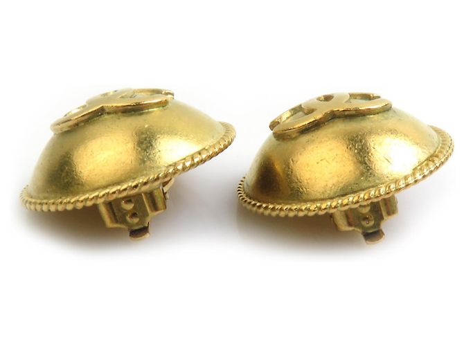 Orecchini a clip Chanel Gold - vista 3