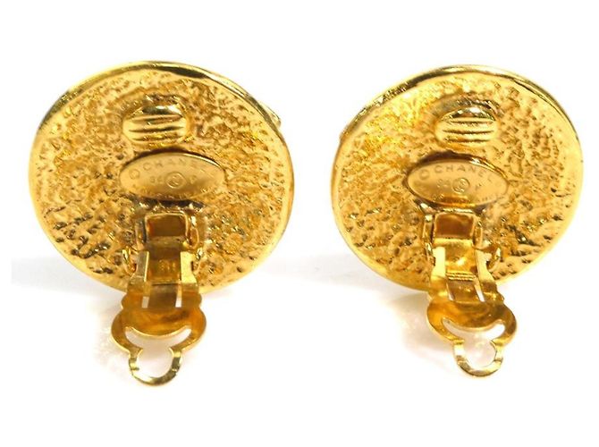 Orecchini a clip Chanel Gold - vista 4