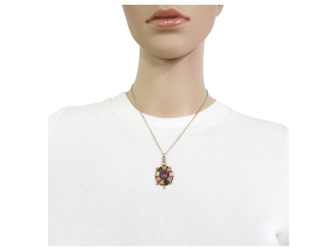 Collana Chanel Coco Mark design a tartaruga - vista 8