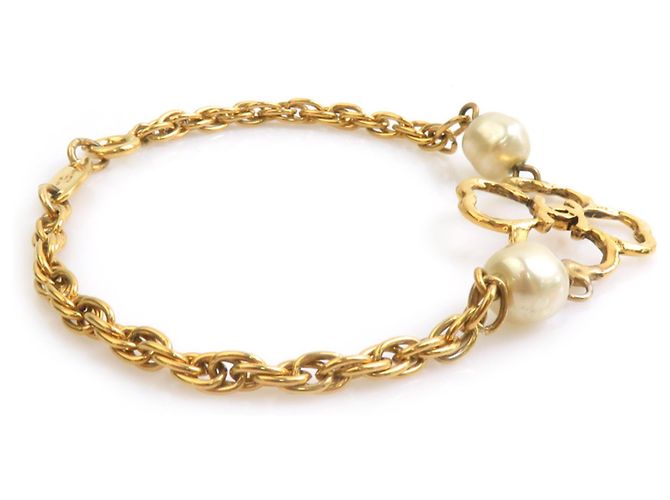 Chanel Gold Armband mit Anhängern - Ansicht 2