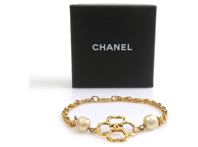Chanel Gold Armband mit Anhängern - Ansicht 8