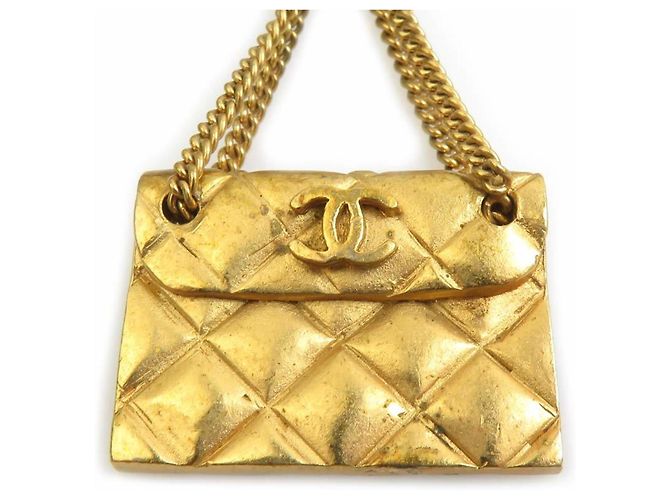 Spilla in metallo dorato Chanel - vista 5