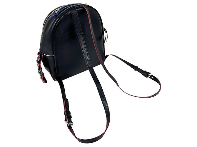 Fendi Black Leather Backpack - view 11