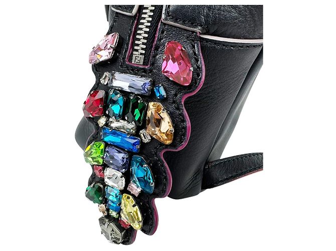 Fendi Black Leather Backpack - view 12