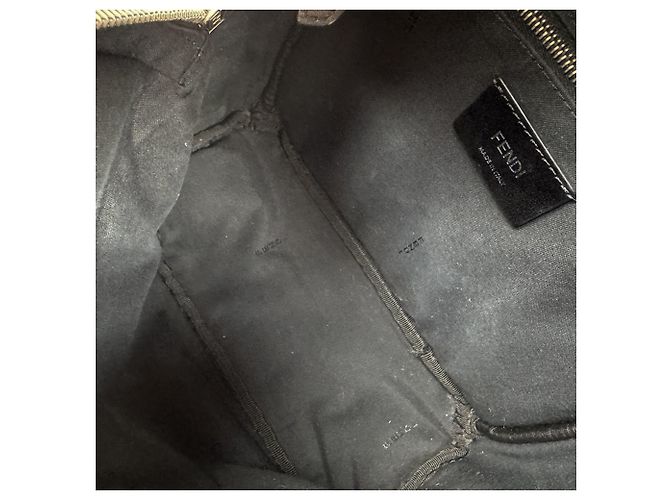 Fendi Black Leather Backpack - view 5