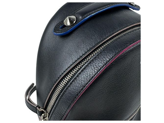 Fendi Black Leather Backpack - view 7