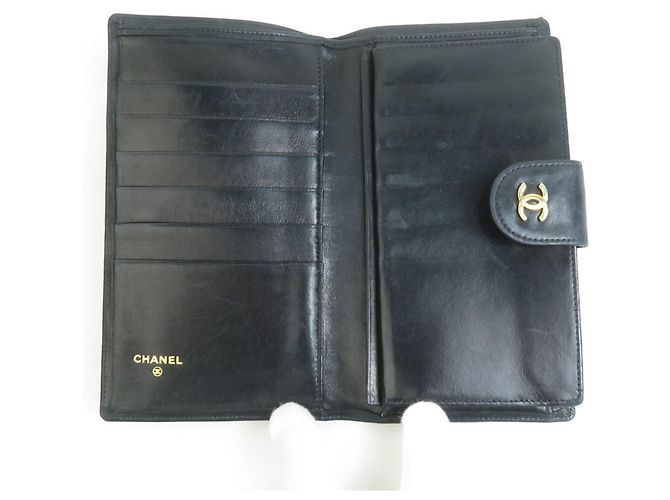 Portafoglio lungo bi-fold Chanel - vista 3