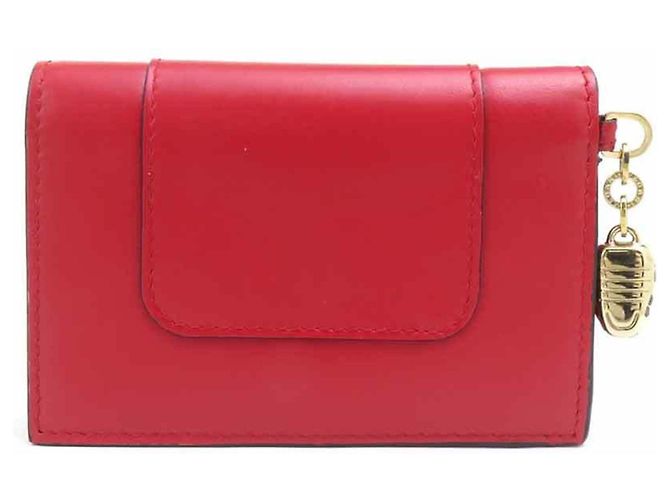 Bulgari Tarjetero Bvlgari Serpenti Forever de piel roja - vista 3