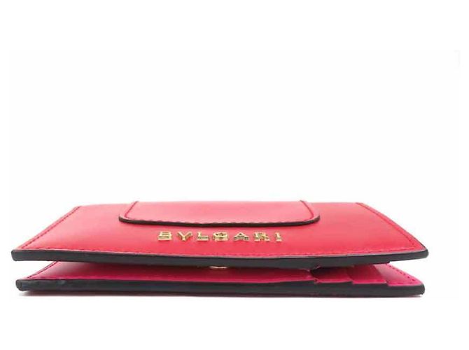 Bulgari Tarjetero Bvlgari Serpenti Forever de piel roja - vista 4