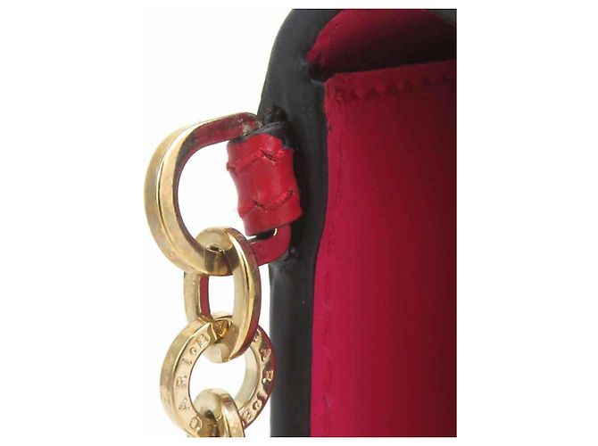 Bulgari Tarjetero Bvlgari Serpenti Forever de piel roja - vista 9