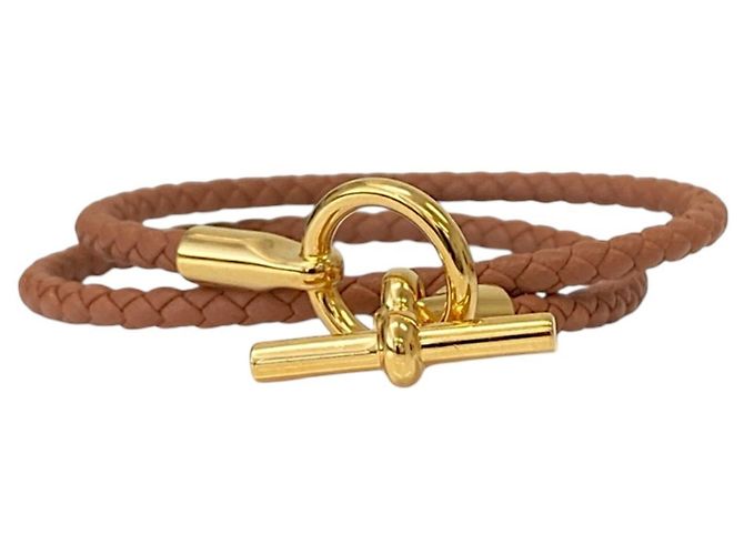 Hermès Pulseira de Couro Hermes Glenan Double Tour - vista 2