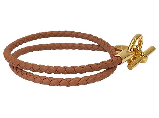Hermès Pulseira de Couro Hermes Glenan Double Tour - vista 5