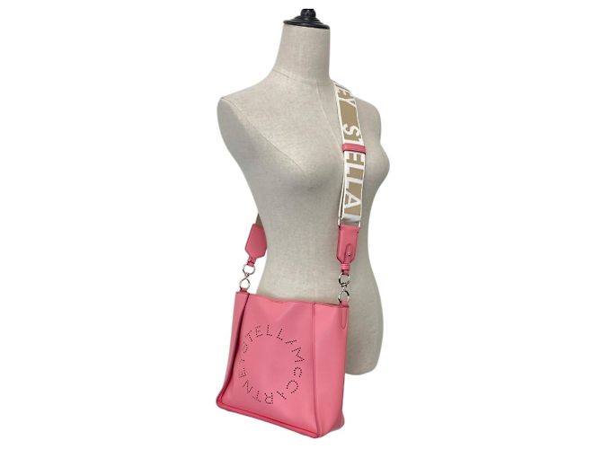 Stella Mc Cartney Stella McCartney Mini Eco Soft Logo Belt Crossbody Shoulder Bag - vista 8