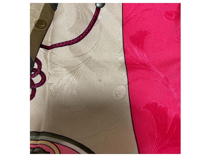 Hermès Pañuelo de seda Hermes Carre 90 Princes du Soleil Levant - vista 9