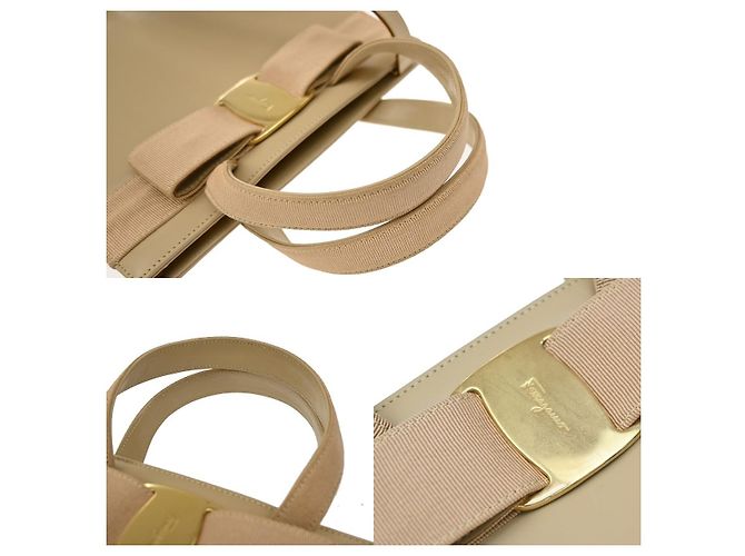 Salvatore Ferragamo Convertible Vara Bow Leather Small - vista 7