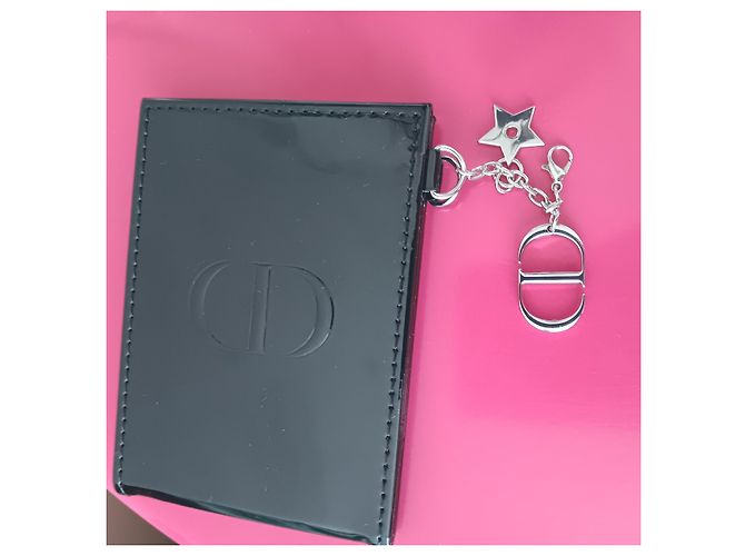 Dior Specchio da borsa compatto con ciondolo CD e stella - vista 2