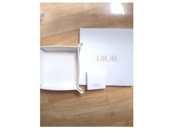 Dior White Faux Leather Valet Tray - view 2