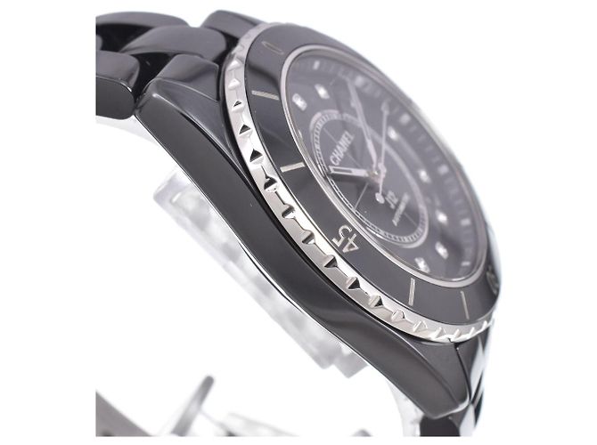 Chanel J12 Automatic Ceramic and Stainless Steel with Diamond Markers 38 - vista 5