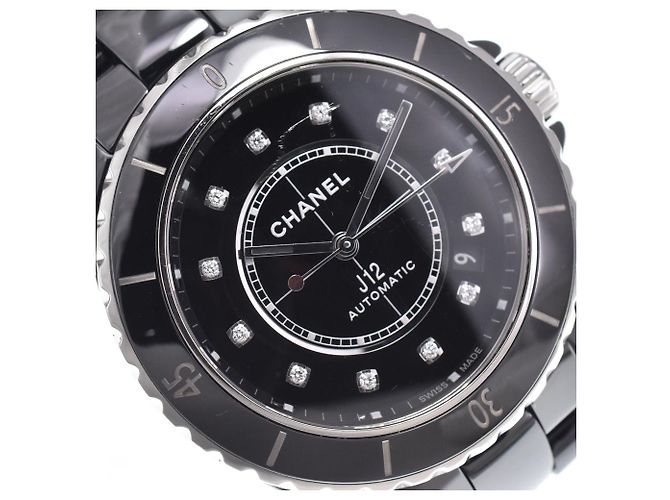 Chanel J12 Automatic Ceramic and Stainless Steel with Diamond Markers 38 - vista 7