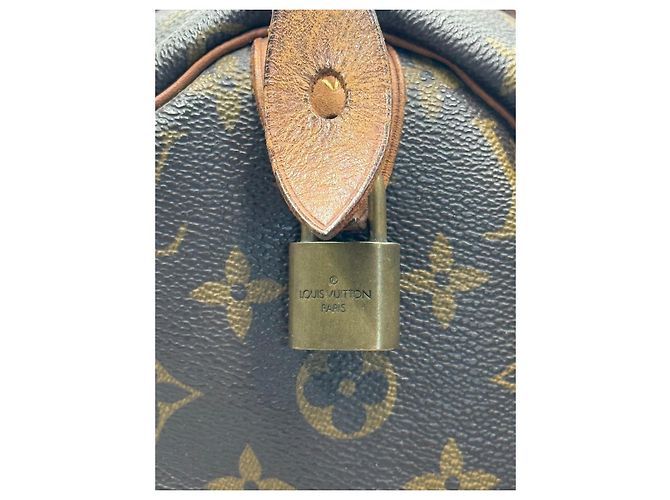 Louis Vuitton Speedy 30 Monogram toile marrone - vista 10