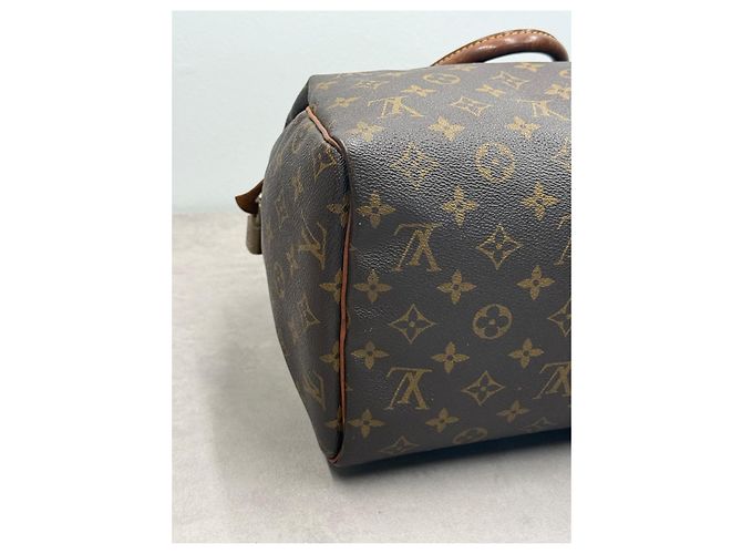 Louis Vuitton Speedy 30 Monogram toile marrone - vista 13