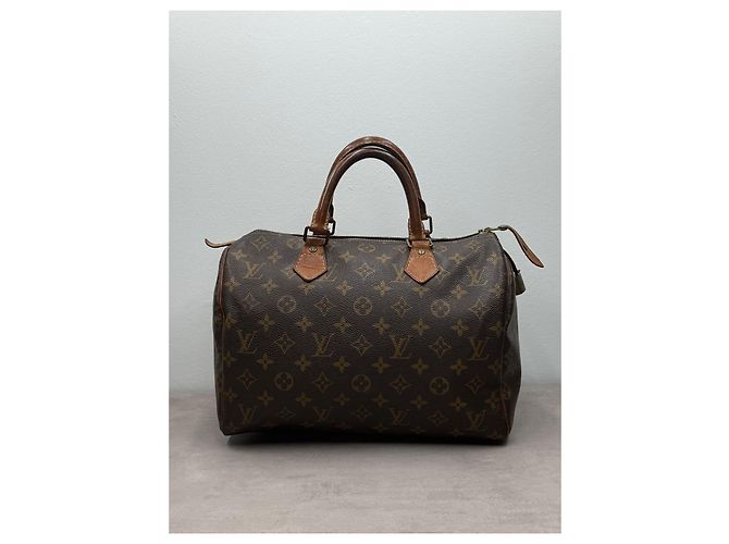 Louis Vuitton Speedy 30 Monogram toile marrone - vista 2