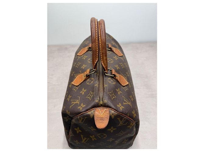 Louis Vuitton Speedy 30 Monogram toile marrone - vista 5