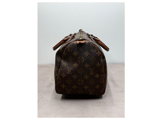 Louis Vuitton Speedy 30 Monogram toile marrone - vista 7