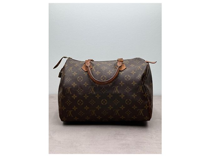 Louis Vuitton Speedy 30 Monogram toile marrone - vista 8