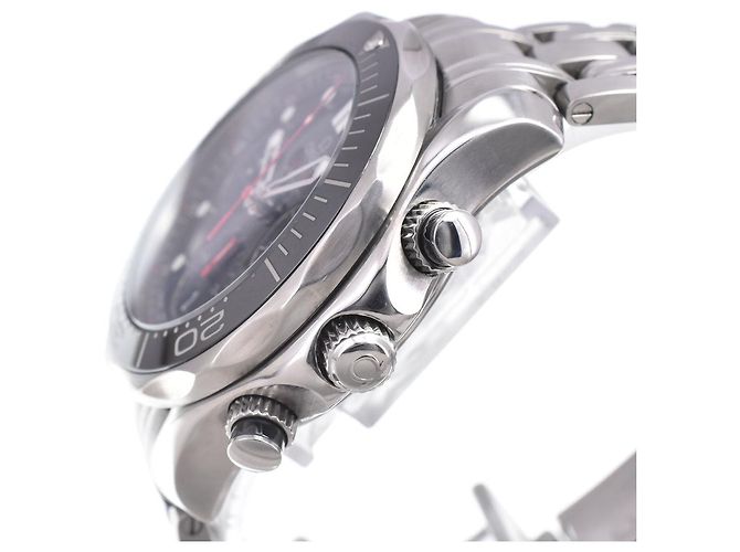Omega Seamaster Diver 300M Chronometer Chronograph Automatic Stainless Steel 42 - vista 3