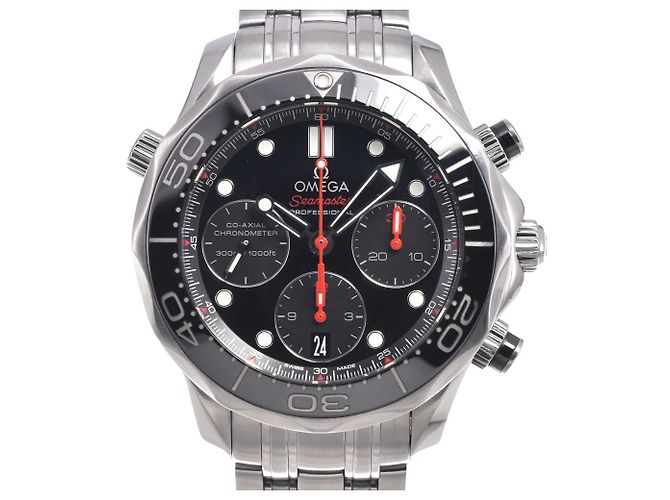 Omega Seamaster Diver 300M Chronometer Chronograph Automatic Stainless Steel 42 - vista 4
