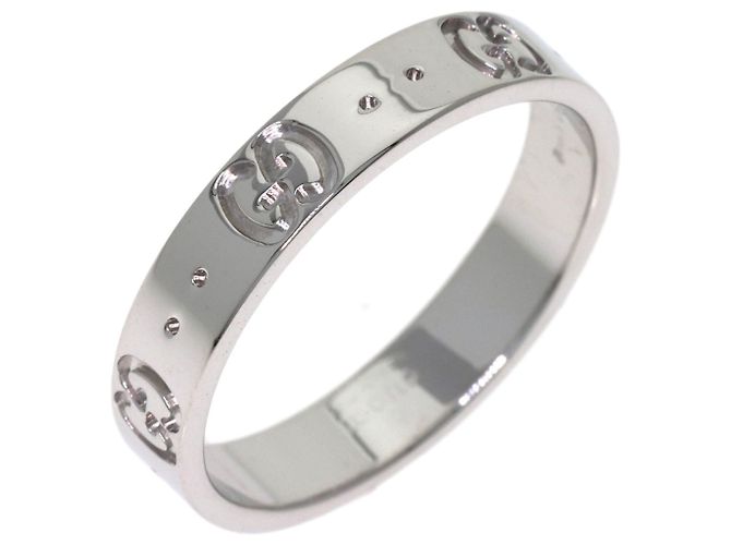 Gucci Icon 18K Weißgold Ringband - Ansicht 2