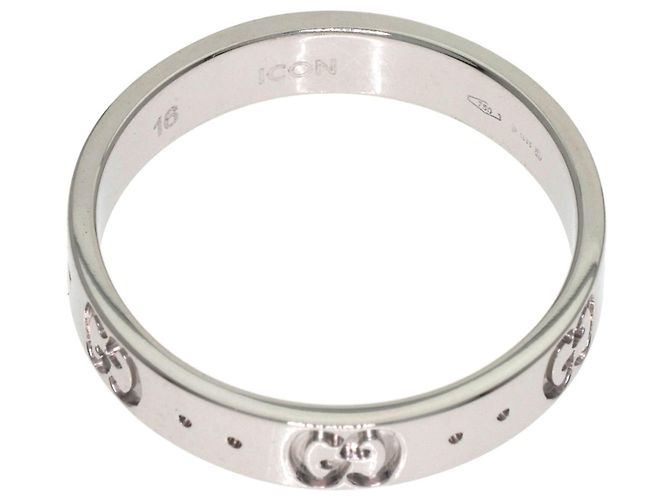 Gucci Icon 18K Weißgold Ringband - Ansicht 4