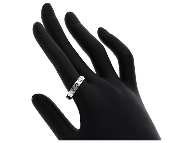Gucci Icon 18K Weißgold Ringband - Ansicht 6