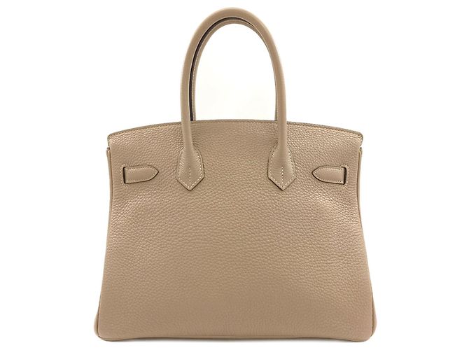 Hermès Borsa Hermes Birkin 30 in Turtledove Grey - vista 2