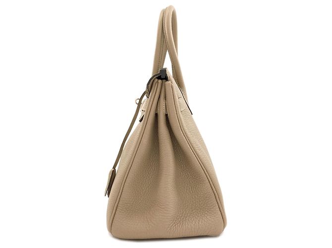 Hermès Borsa Hermes Birkin 30 in Turtledove Grey - vista 3